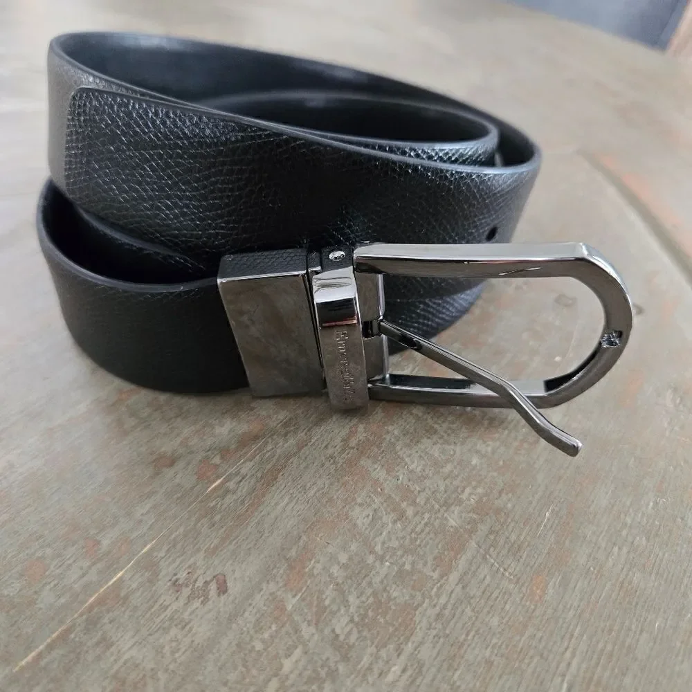 Ermenegildo Zegna Reversible Black Belt size 42